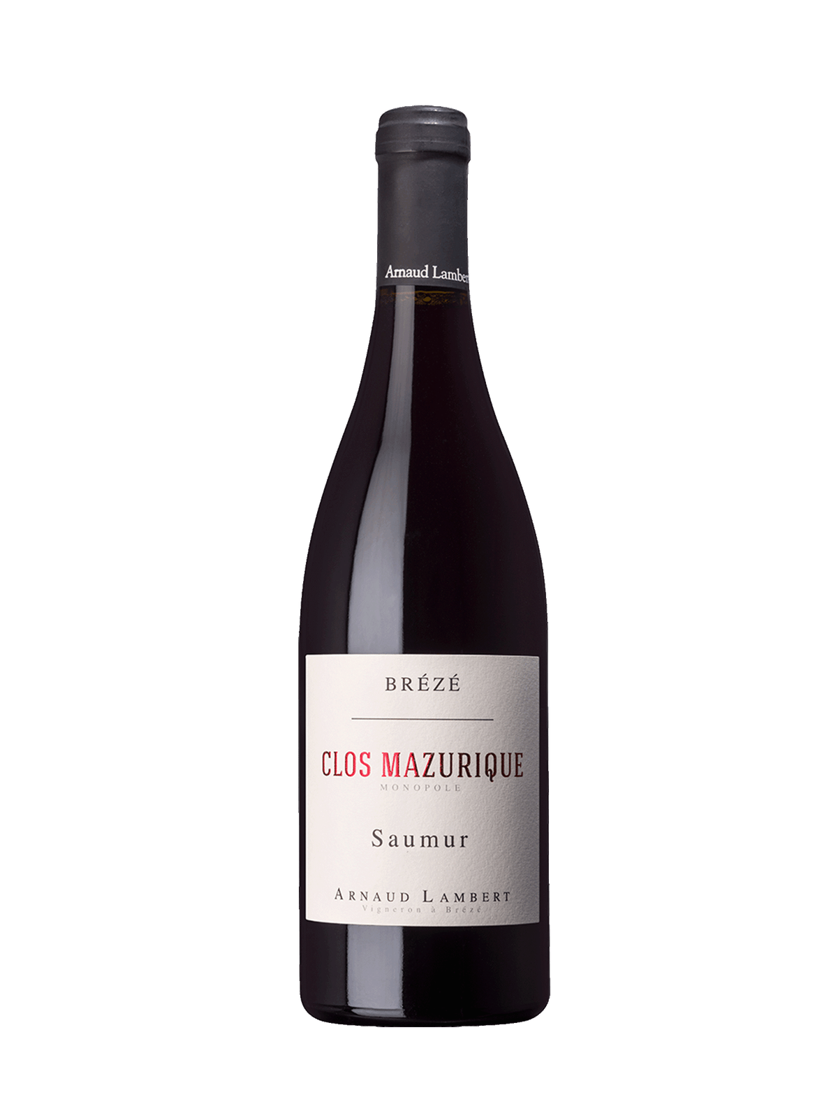 Arnaud Lambert Clos Mazurique Rouge Brézé Monopol