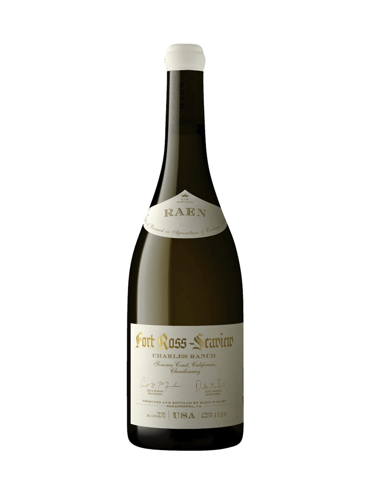 RAEN Chardonnay Charles Ranch Fort Ross Seaview