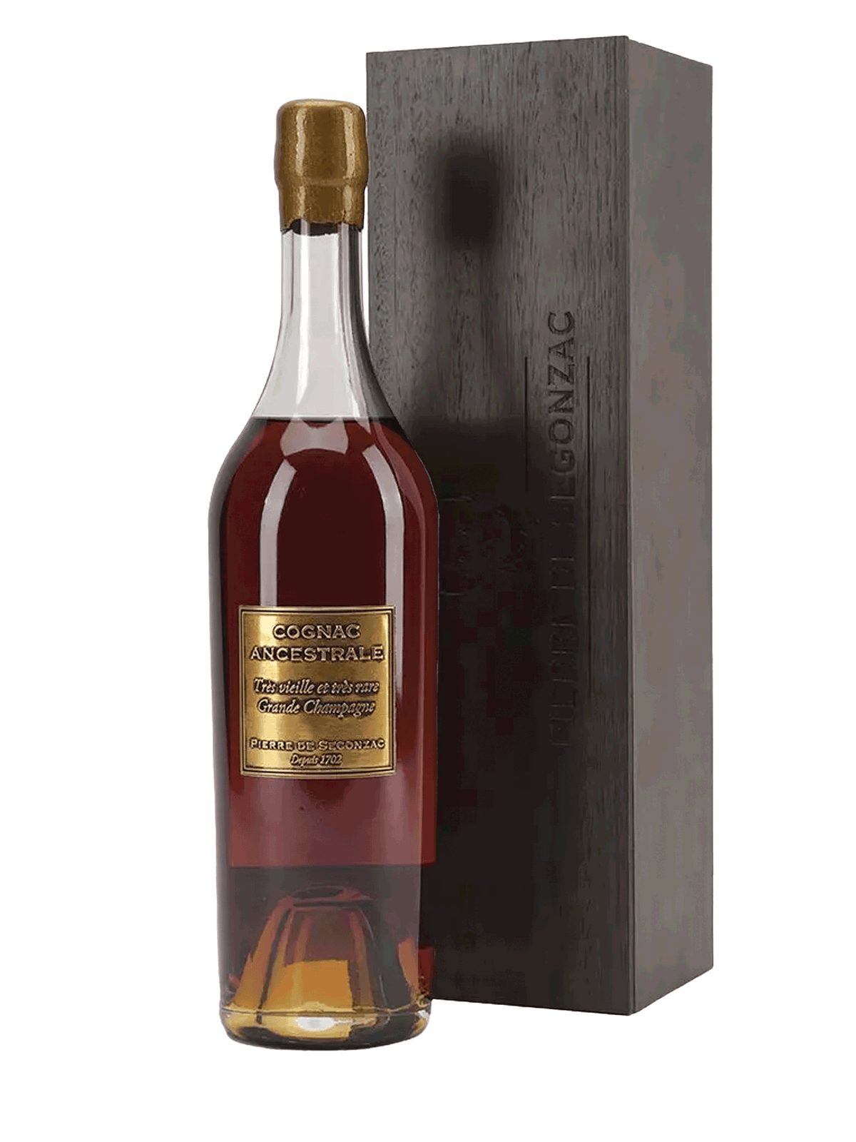 Segonzac Ancestrale Grande Champagne i mundblæst flaske