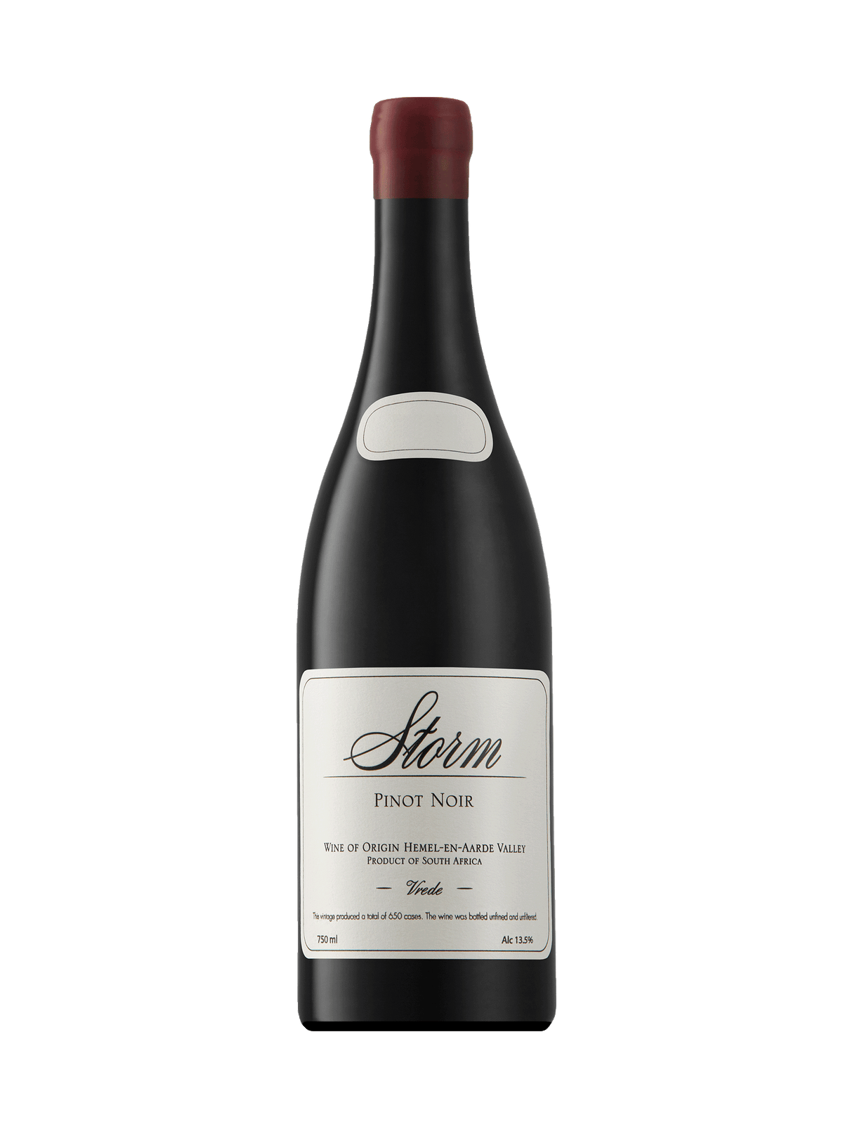 Storm Wines Vrede Pinot Noir Single Vineyard
