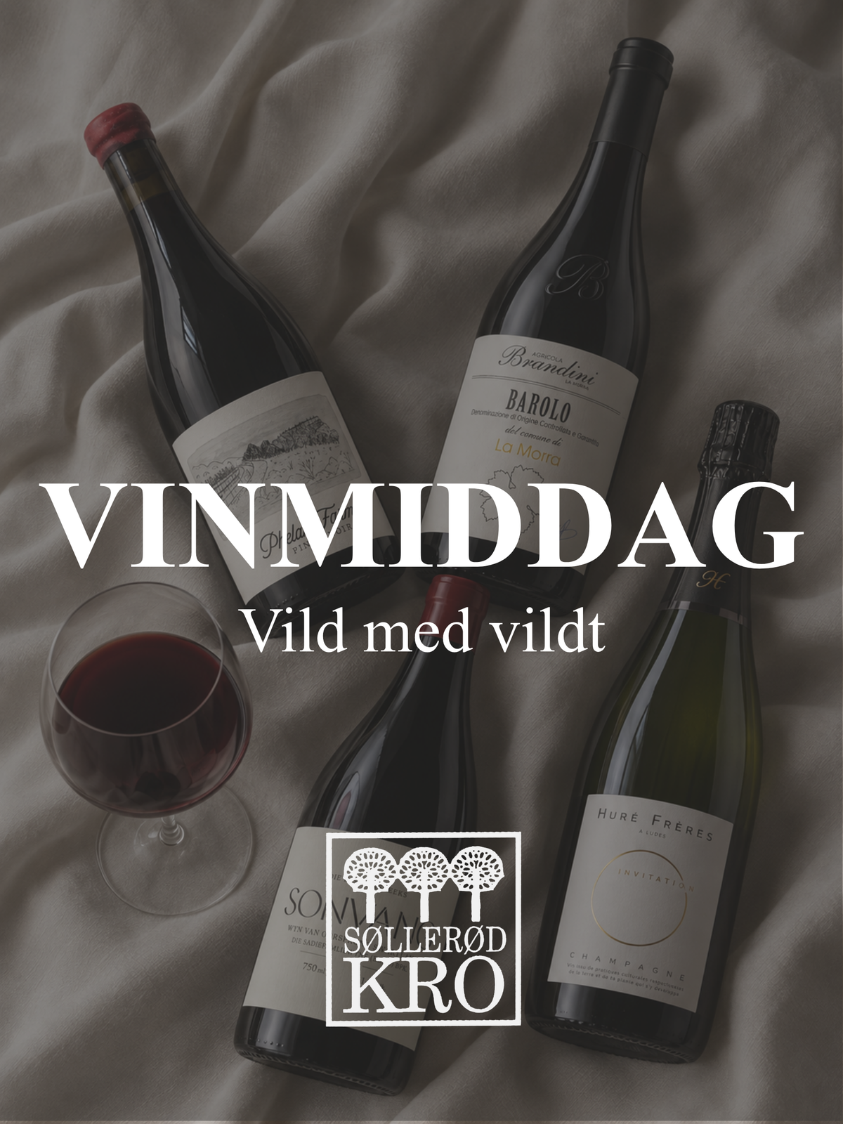 Vild med vildt vinmiddag på Søllerød Kro - 29/10 2026
