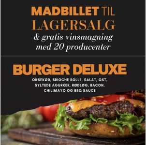 Madbillet til lagersalg - lørdag d. 2. maj kl. 12.00 - 