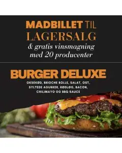 Madbillet til lagersalg - lørdag d. 2. maj kl. 12.00 - 