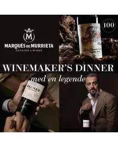 UDSOLGT - Winemaker's Dinner med Marqués de Murrieta på Søllerød Kro - 18/3 - 