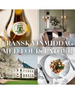 Fransk vinmiddag med Louis Latour på Bernstorff Slot - 16/4 2026 - 